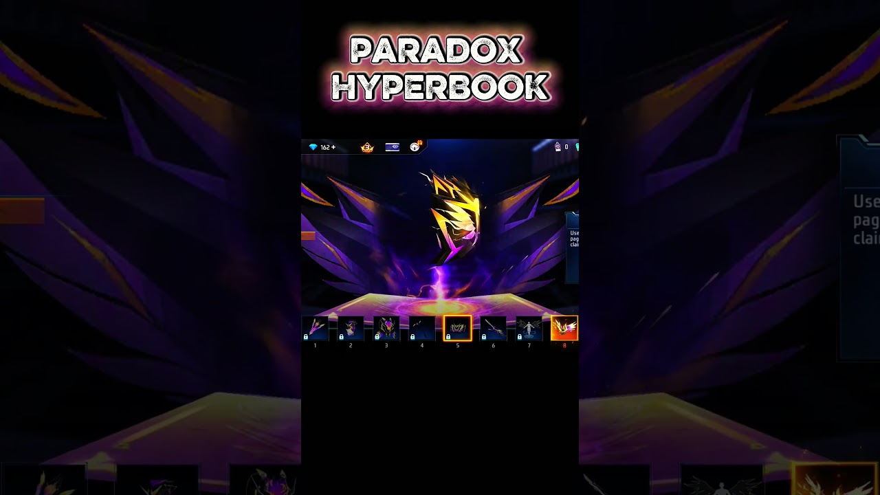 FREE FIRE PARADOX HYPERBOOK🗞️📓