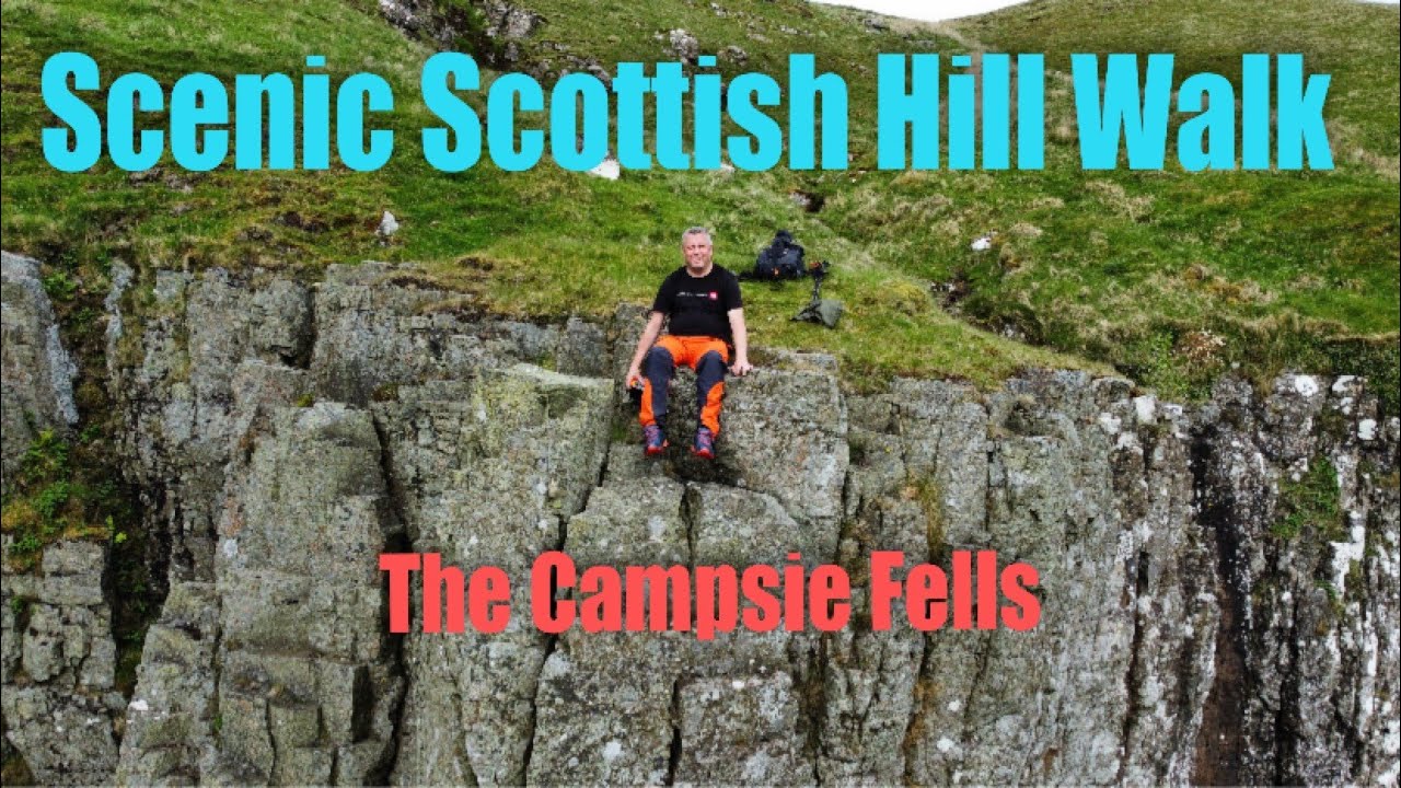 Scenic Scottish Hill Walk: Exploring the Campsie Fells near Glasgow