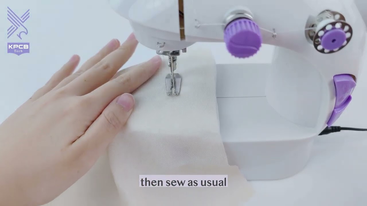 How to sew a thin fabrics -- KPCB Mini Sewing Machine