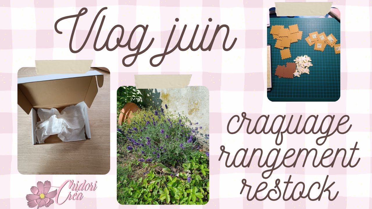 Vlog - craquage, rangement des stickers et restock pour la boutique