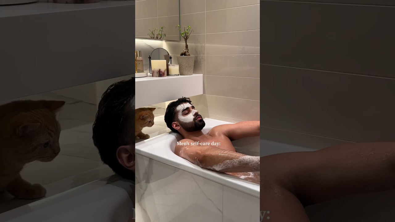 5-step men&rsquo;s self-care day 🛀 #mensgrooming