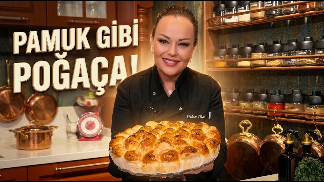 Pastane Gibi Pofidik Poğaça Tarifi 😍 Evde Yaptım Sonuç İnanılmaz! Yumuşacık Mayalı Poğaça