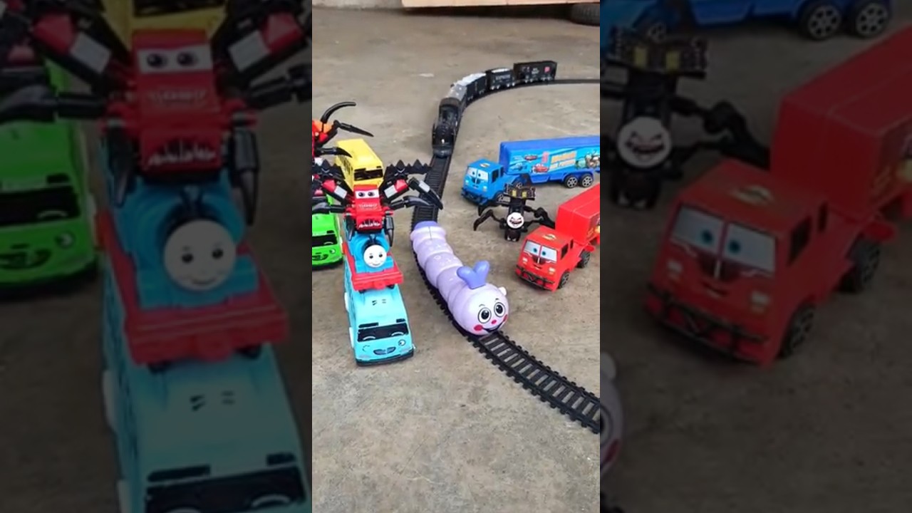 Toys, Train VS Lightning McQueen Eater, Choo Choo Charles, Train Eater, Thomas and Friends, Bus Tayo