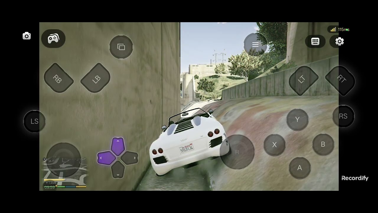 GTA - 5 1st MISSION  FOR  STORY MODE.AND HEAVY DRIVEING.
