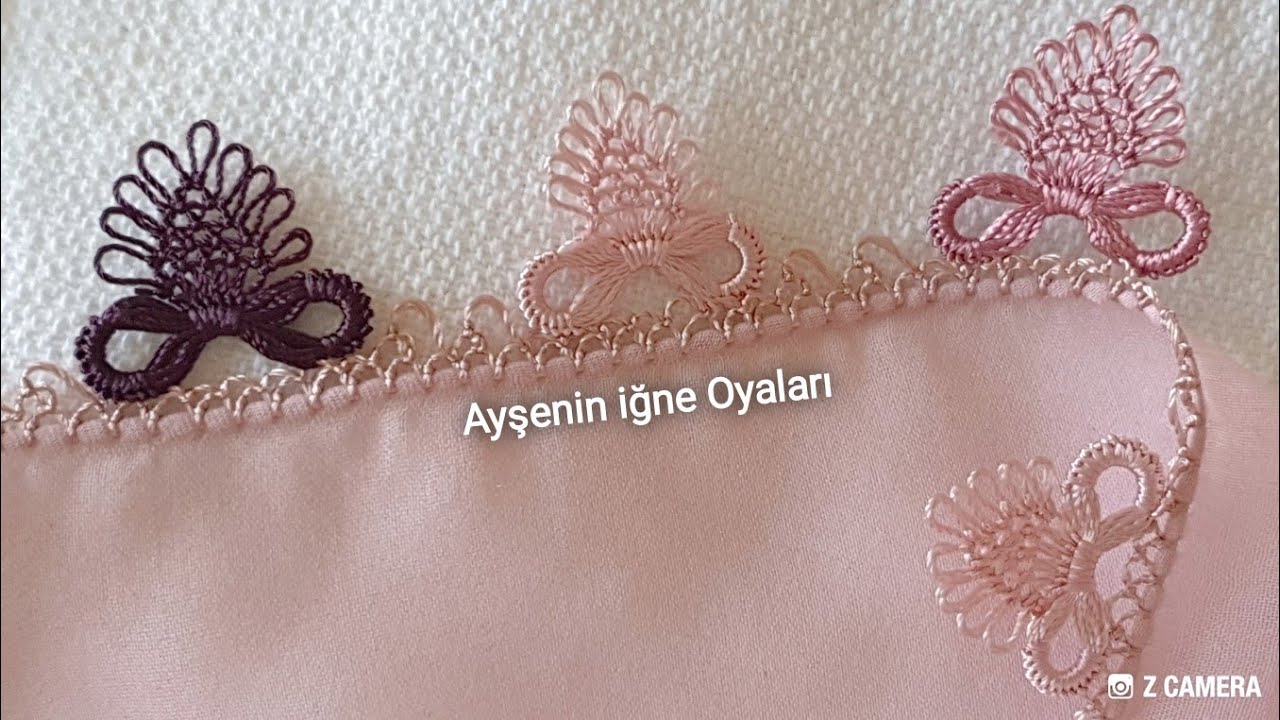 en çok severek çalıştığım tek renk sonsuzluk iğne oyası modeli yapılışı iğne oyası modelleri