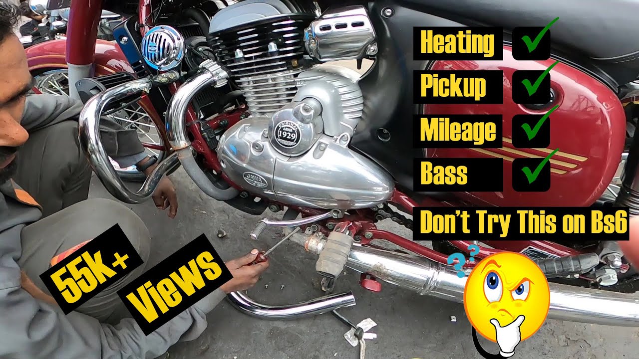 Jawa Exhaust Modification | Best Sound Ever 🛵