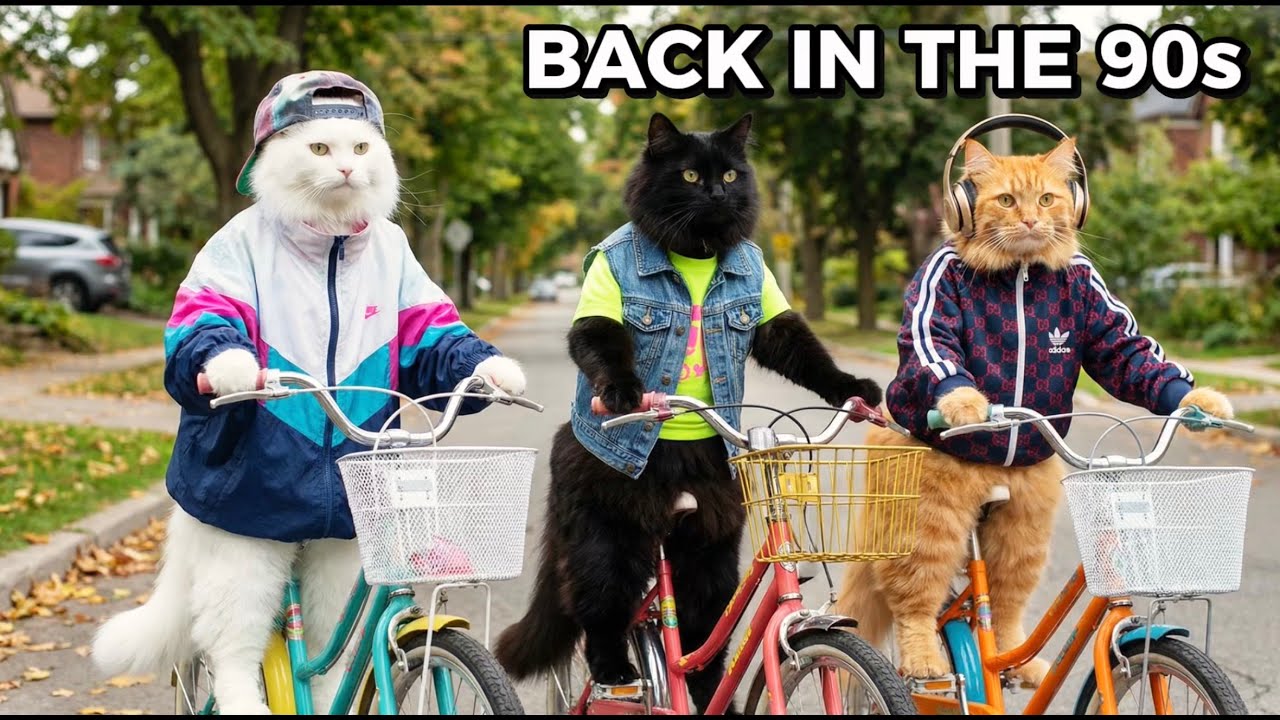 Back to the 90s 🐾 Simple Life, Pure Joy | Cats Nostalgia Story