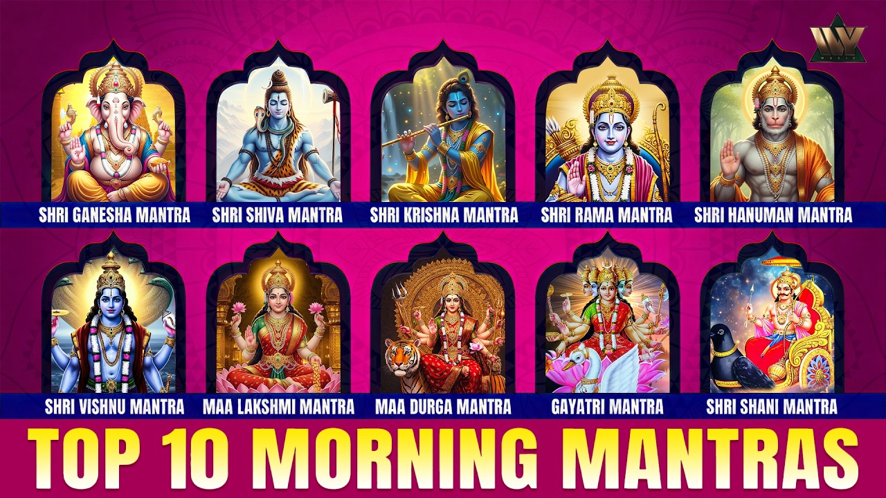 Top 10 Morning Mantras | Powerful Daily Mantra for Positive Energy & Peace | Bhakti Songs