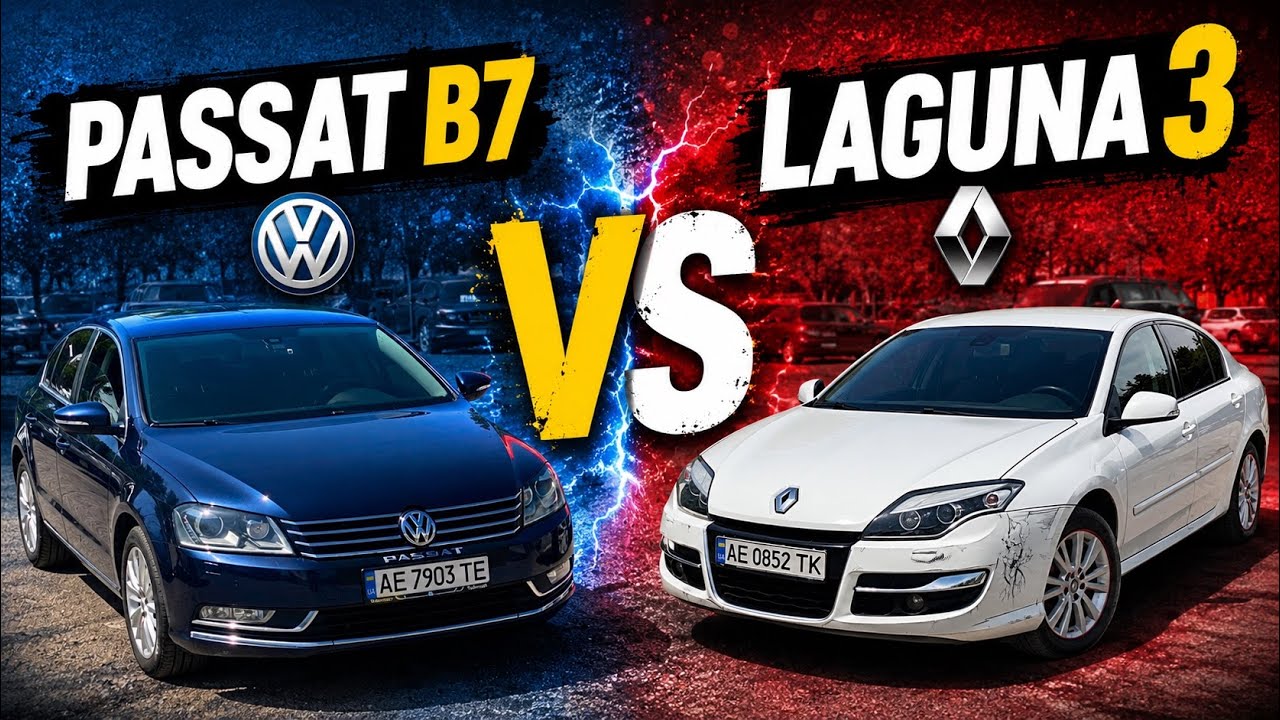 Volkswagen Passat B7 vs. Renault Laguna 3 2011
