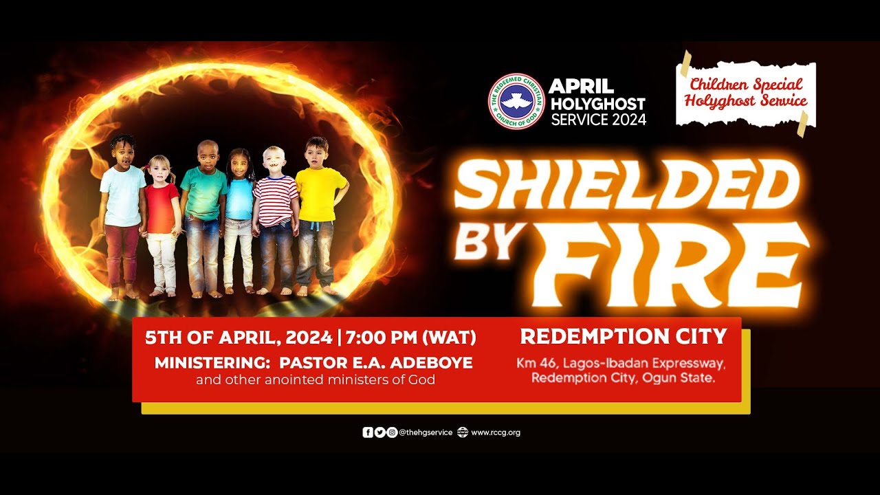 RCCG APRIL 2024 HOLY GHOST SERVICE
