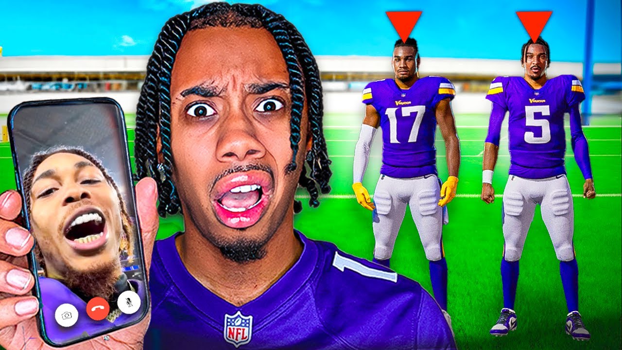 I CALLED Justin Jefferson to DRAFT My Team!!! *Character AI*