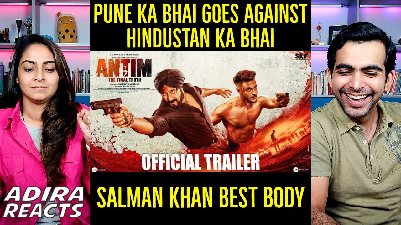 Antim Trailer Salman Khan | Antim Trailer Reaction By Foreigners | Salman Antim Trailer