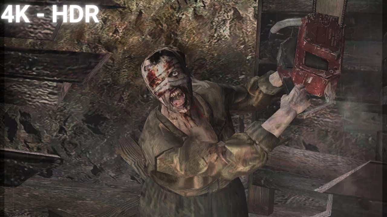 Resident Evil 4 (Original Game) - Bella Sisters (Chainsaw) - (Boss Fight)| 4K ULTRA HD 60 FPS HDR |