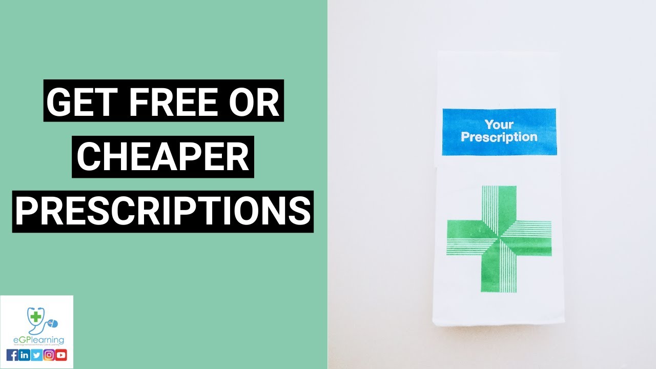 Free prescriptions with a pre-payment certificate