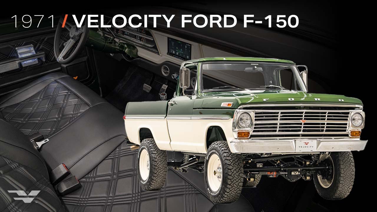 1971 Ford F150 | Velocity Heritage in Eruption Green & Wimbledon White No. 46246