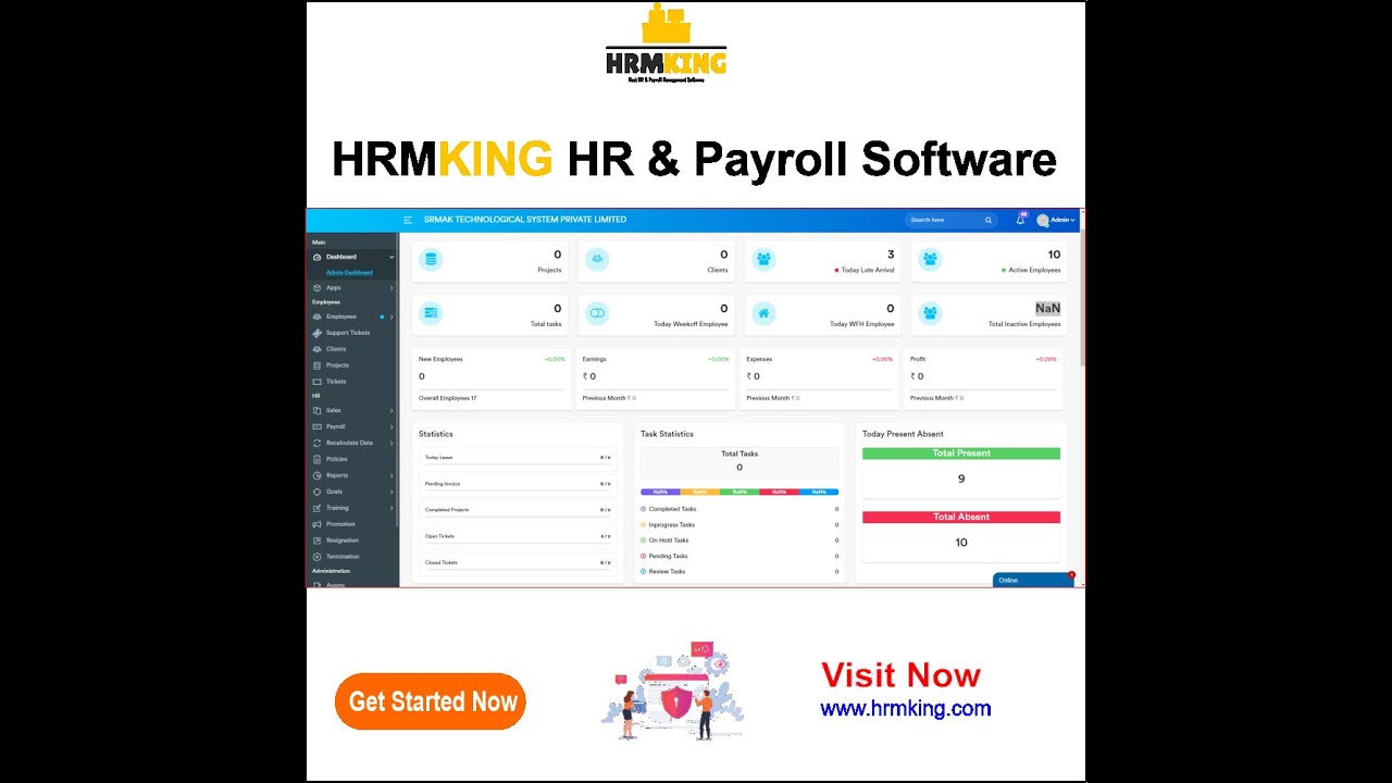 😱FREE HR SOFTWARE | FREE HR DEMO | HR Management Software | HRMKING