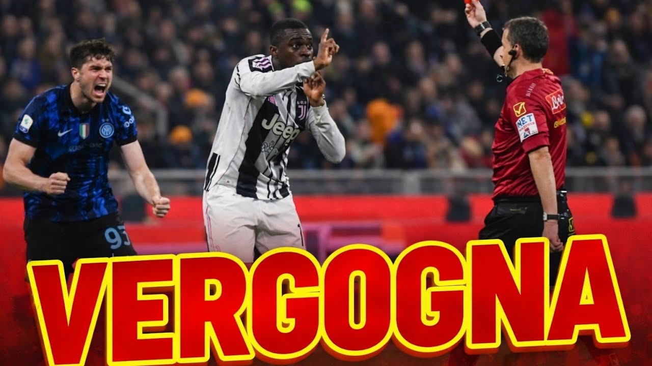 JUVENTUS SUPERIORE, ci pensa l'arbitro ad indirizzare la partita, BASTONI piccolo uomo
