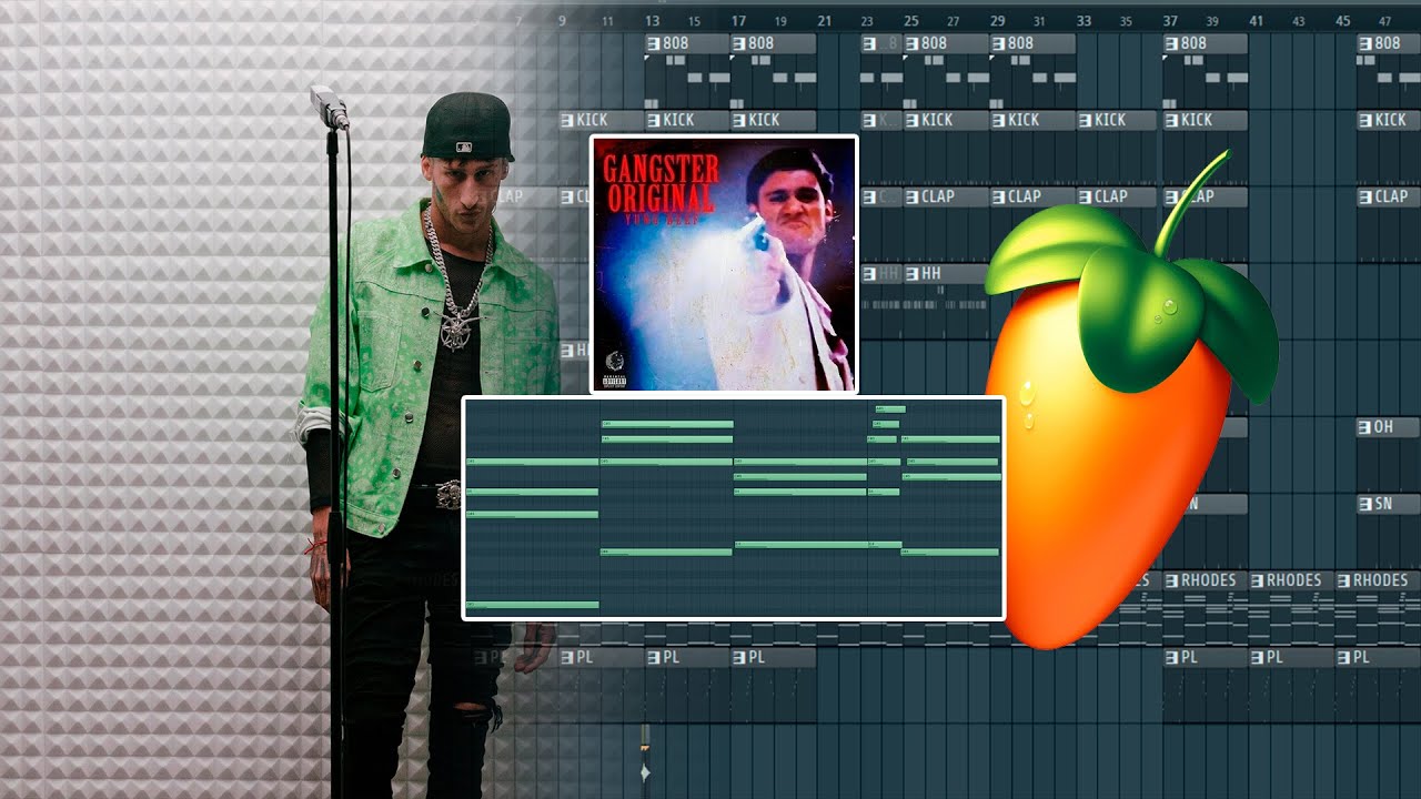 Cómo hacer un YUNG BEEF Type Beat | GANGSTER ORIGINAL Type Beat Tutorial | Beat Emotional Piano