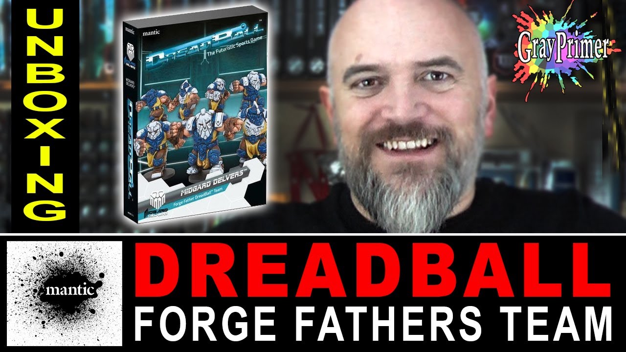 Dreadball Forge Fathers Team from Mantic Games - Unbox, Build & Review.