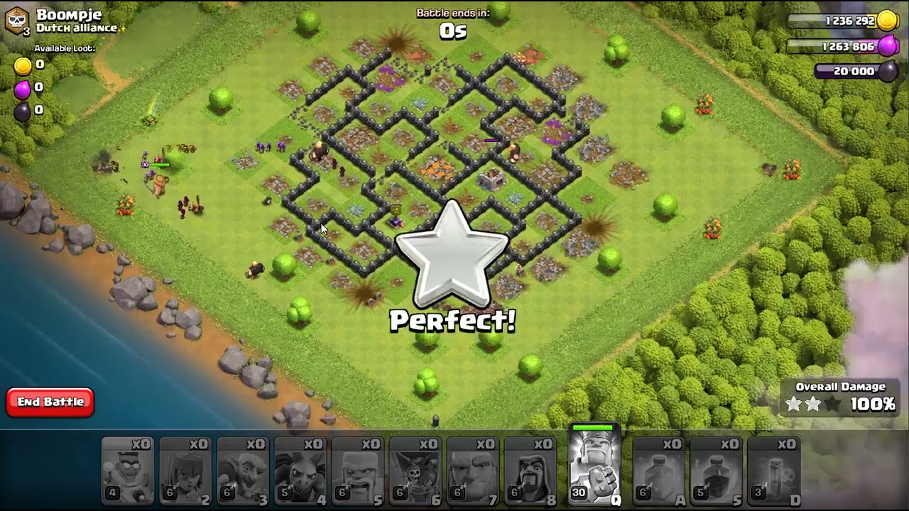 TH 8 ATTACK STRATEGY || CLAS OF CLANS