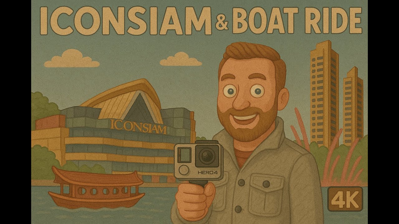 London Learners to ICONSIAM Shopping Centre, River Boat Ride and ICONSIAM Water Show in Bangkok, 4k.