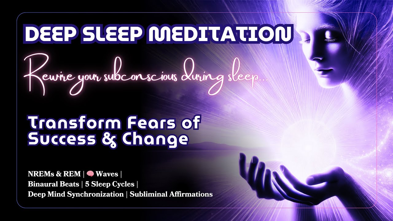DEEP SLEEP MEDITATION to TRANSFORM FEAR of CHANGE | ALL 🧠 WAVES | Subliminals