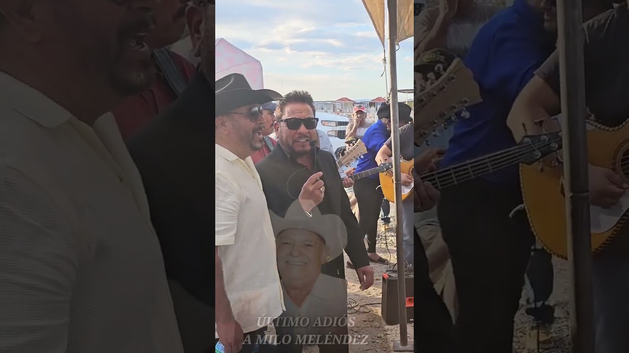 POLO URIAS CANTÓ EN EL FUNERAL DE MILO MELÉNDEZ. 🎼