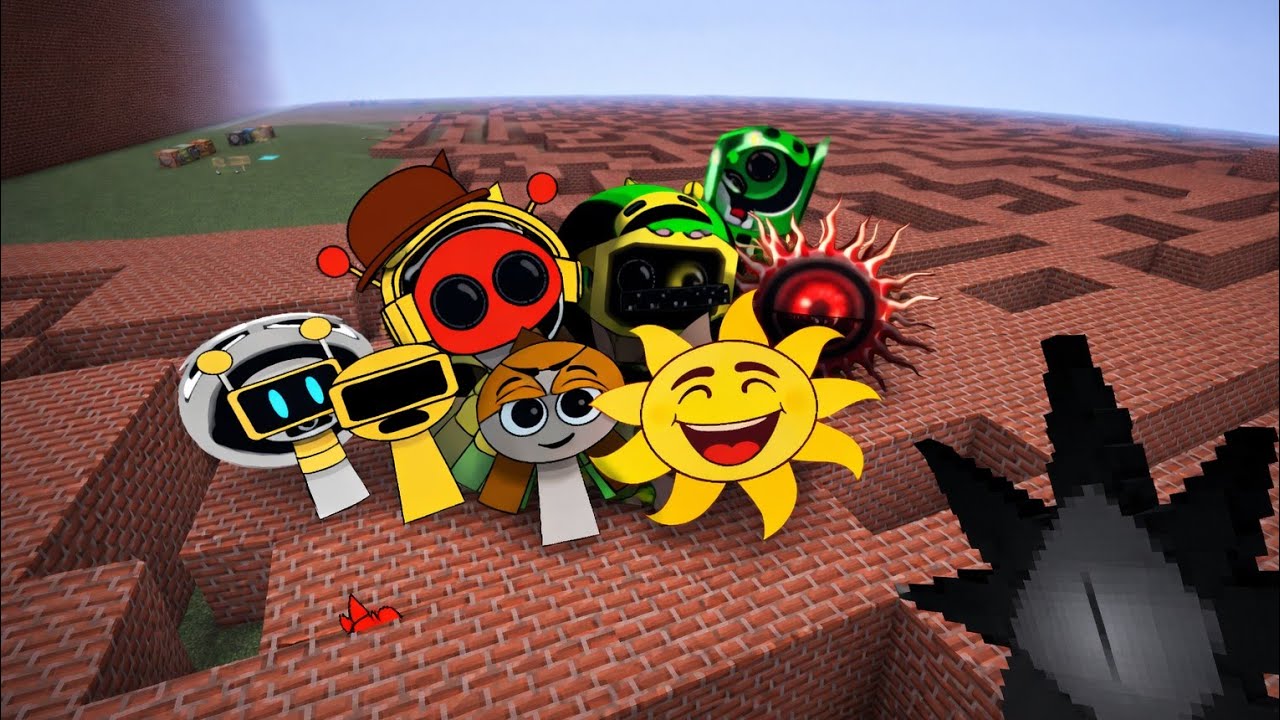 Never spawn all new sprunki incredibox in Minecraft PE