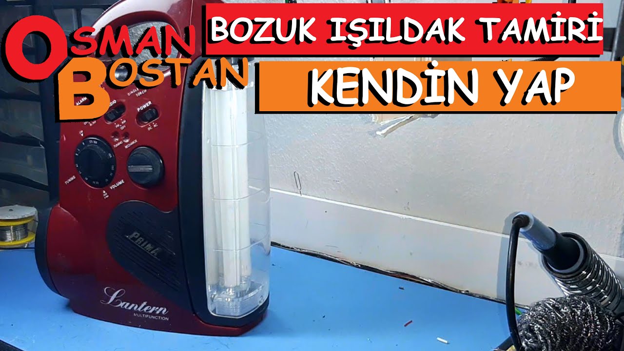 EL FENERİ IŞILDAK TAMİRİ RESTORASYON - ÇÖPTEN BULDUĞUMUZ IŞILDAĞI RESTORE ETTİK -searchlight repair