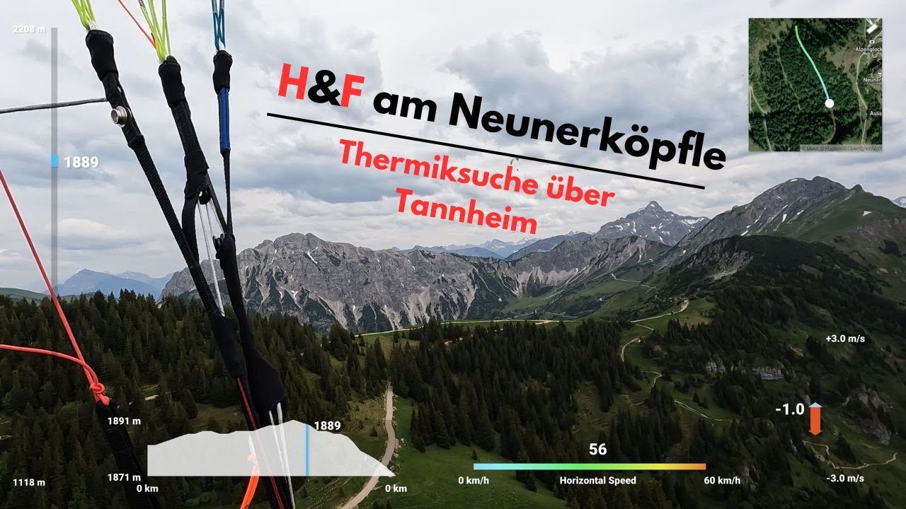 Neunerköpfle - Thermiksuche über dem Tannheimer Tal | Hike & Fly