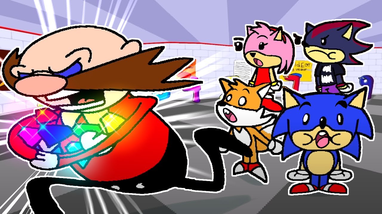 O FAN GAME MAIS ENGRAÇADO E SEM SENTIDO DO SONIC! A ESCOLA DO SUNKY