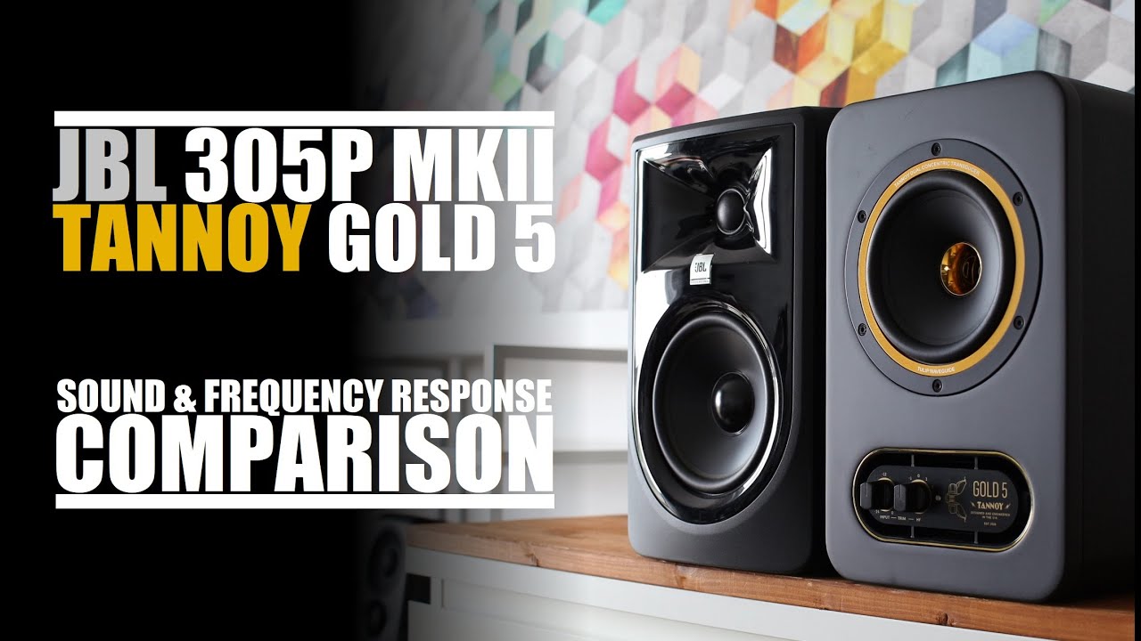 Tannoy Gold 5 против JBL 305P MKII || Сравнение звука, искажений и частотной характеристики