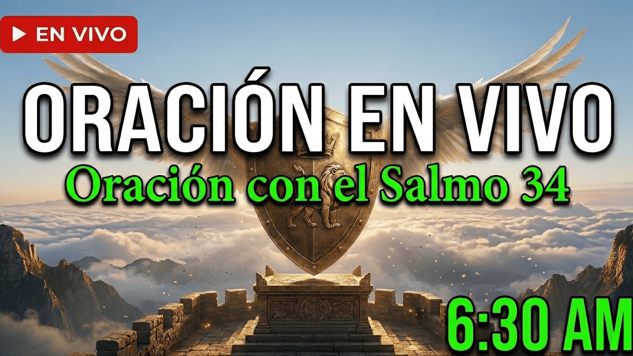 ORACIÓN con el SALMO 34: Jehová te LIBRA de todos tus TEMORES