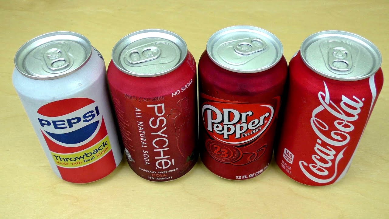 [BATTLE] Coca Cola | Pepsi Throwback | Dr. Pepper | Psyche Cola