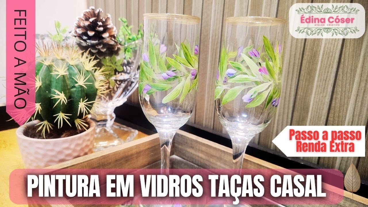 🎨 Pintura em Vidro: Ta&ccedil;as Personalizadas para CASAL!