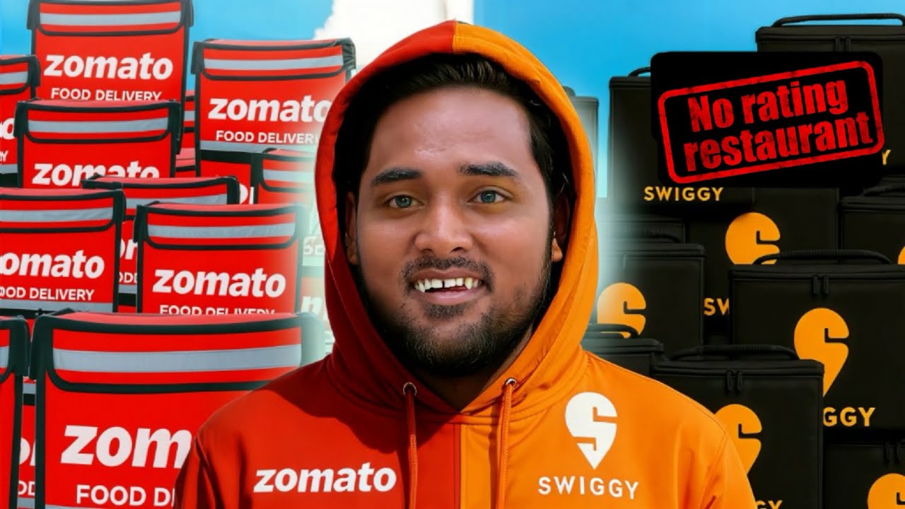 Tasting Food from NO RATING Restaurants on Zomato & Swiggy! 😳🍛