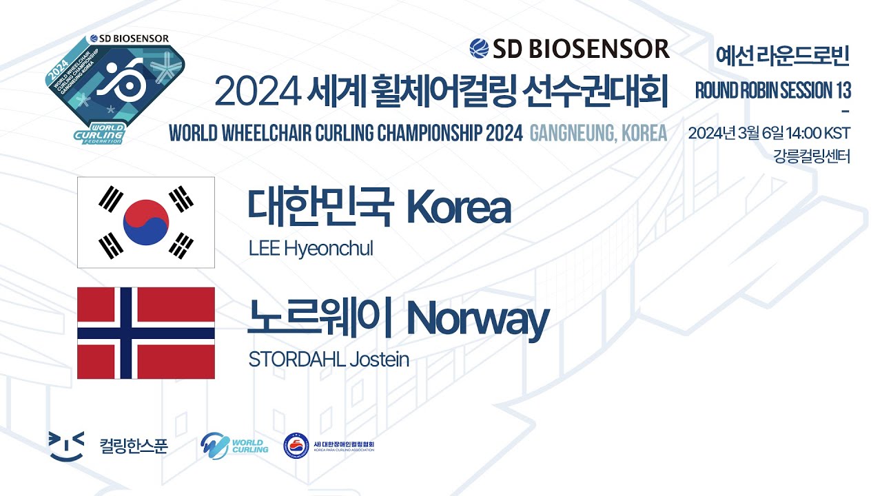 KOR : NOR 대한민국 : 노르웨이 - RR - WWhCC 2024