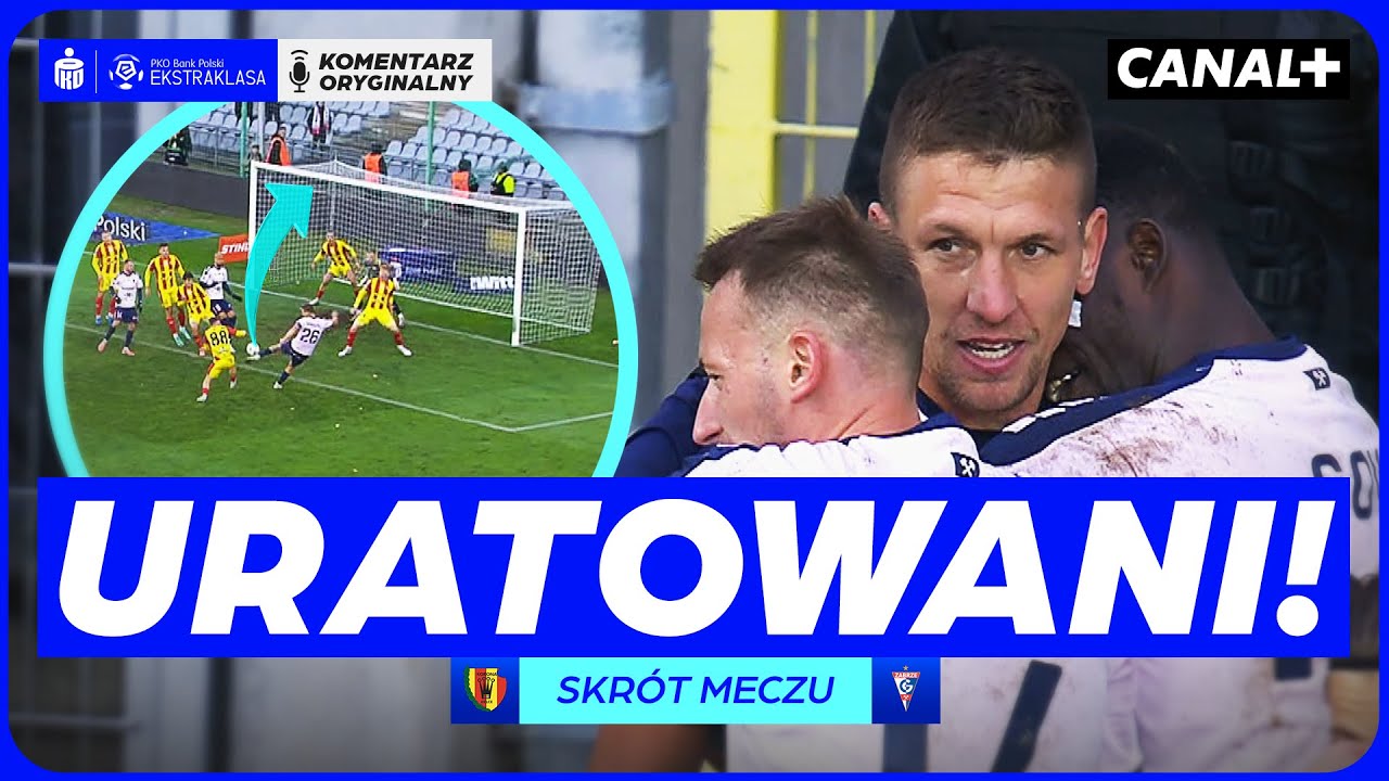 GOL W 94. MINUCIE! UJĘCIA Z PERSPEKTYWY SĘDZIEGO! KORONA - GÓRNIK, SKRÓT MECZU