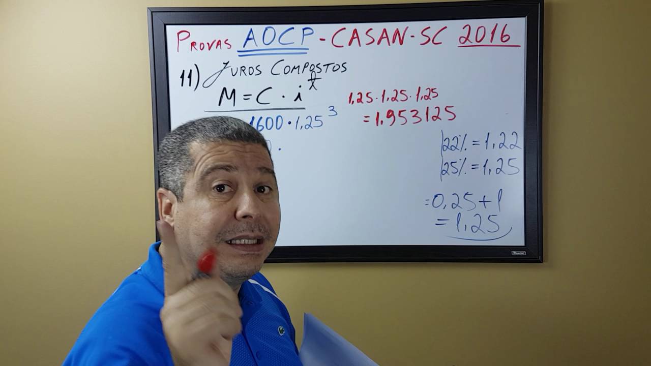 Questões AOCP 1 - MATEMÁTICA