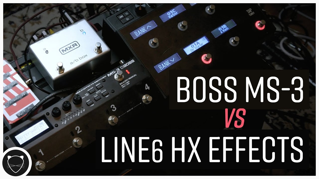 Line 6 HX Effects vs BOSS MS-3