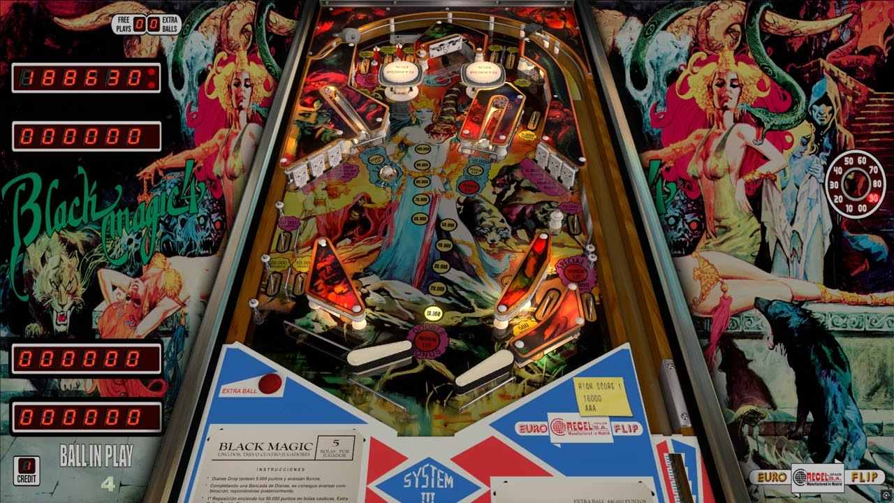 Black Magic 4 (Recel) Pinball VPX