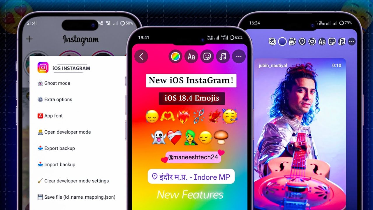 How to use iOS Instagram| New iOS InstaGram on Android 2026 | iOS emojis on Android