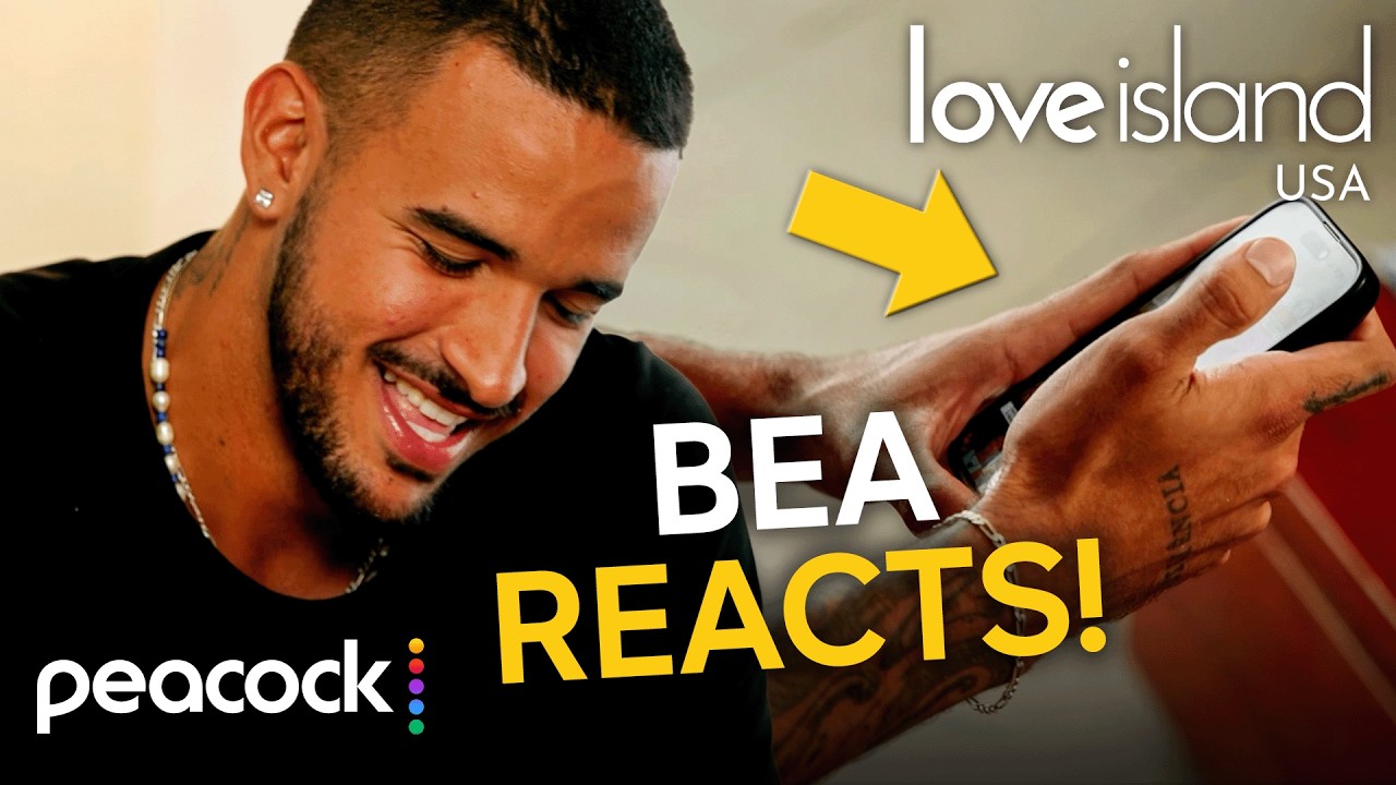 Gabriel Reacts to Bea's Post-Villa Callout | Love Island USA on Peacock
