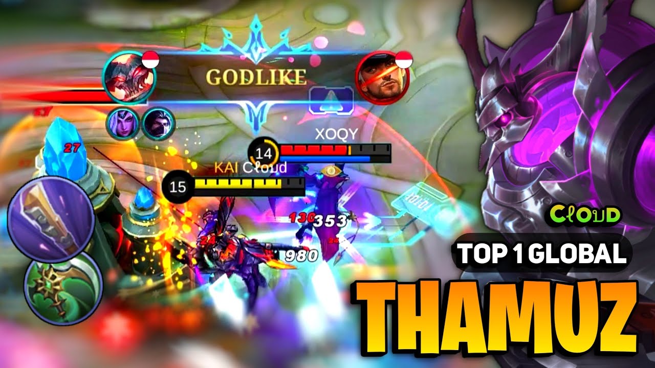 EXP LANE! Thamuz Best Build 2023 [ Thamuz Top 1 Global Gameplay ] By Cℓoบd- Mobile Legends