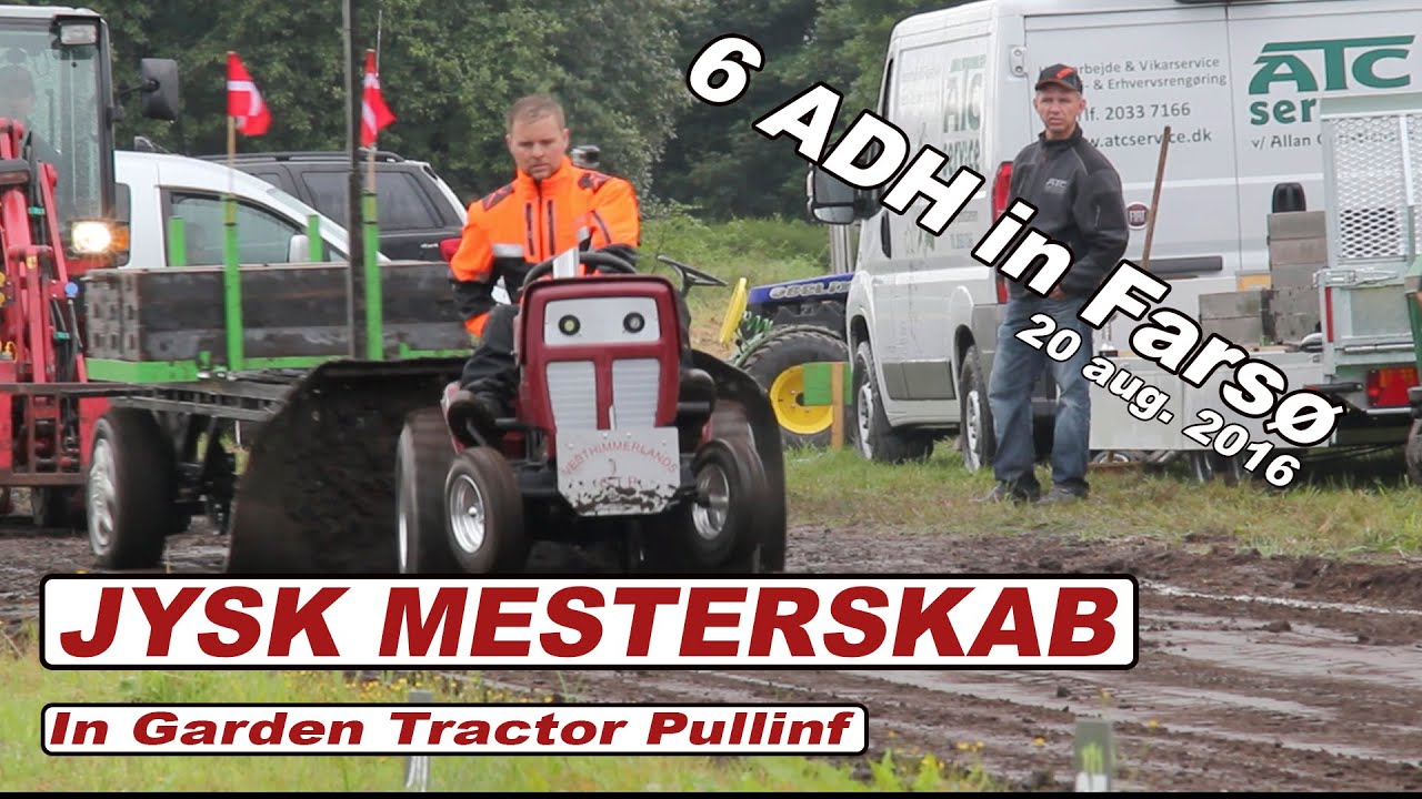 6 AFD. Jysk Mesterskab in Garden Tractor Pulling // Havetraktortræk