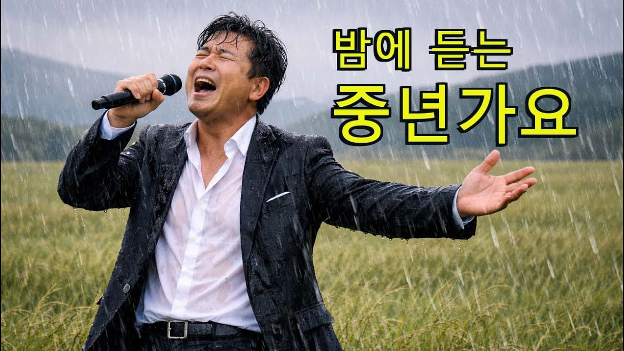 중년가요, 7080 카페음악, 추억에 노래, 트롯, Trot, Korean trot, middle-aged songs, and songs from old memories