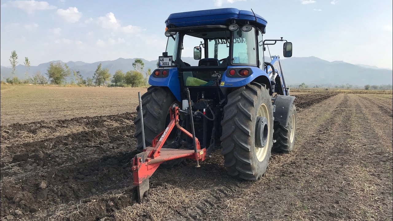 MISIR TARLA HAZIRLIĞIDA İLK AŞAMA (DİP KAZAN) || NEW HOLLAND TD 100