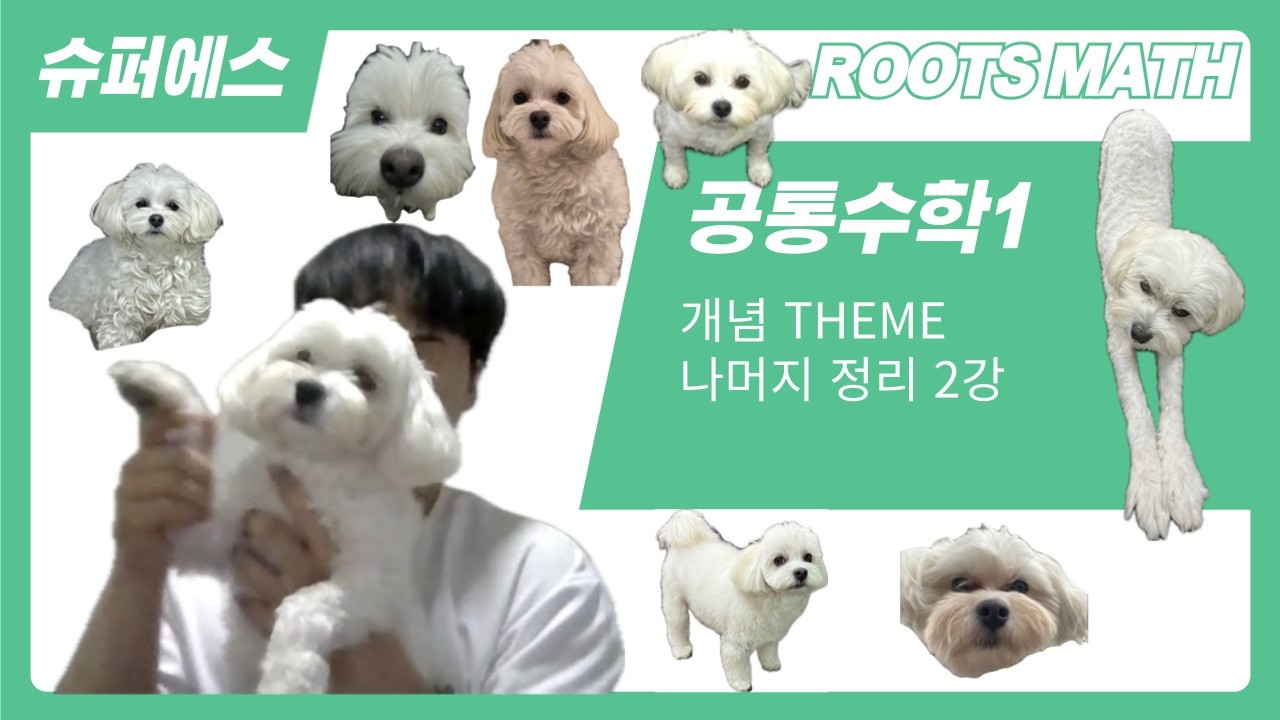 공통수학1 - 개념 THEME 나머지정리 2강