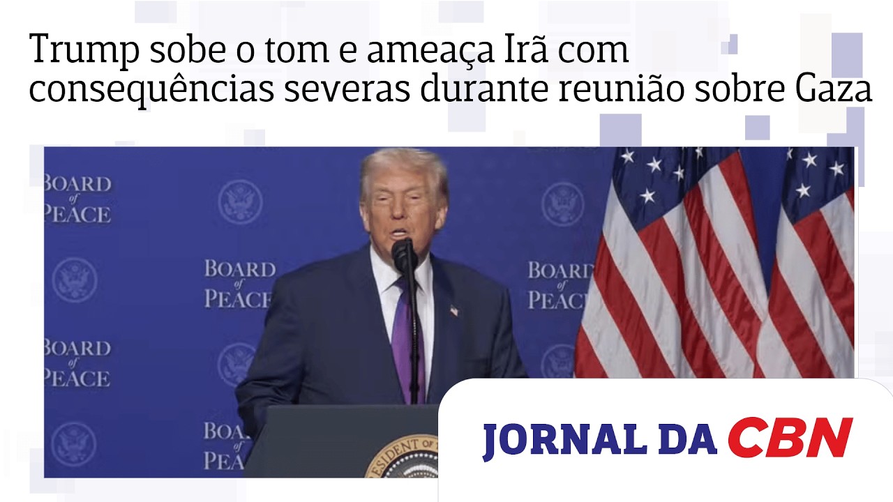 Trump sobe o tom e ameaça Irã com consequências severas durante reunião sobre Gaza