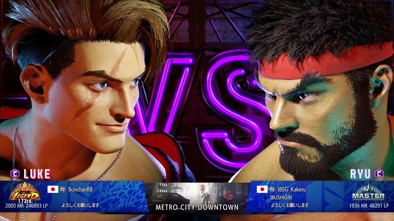 Bonchan (Luke) vs Kakeru (Ryu)：ボンちゃん（ルーク）vs 翔（リュウ）